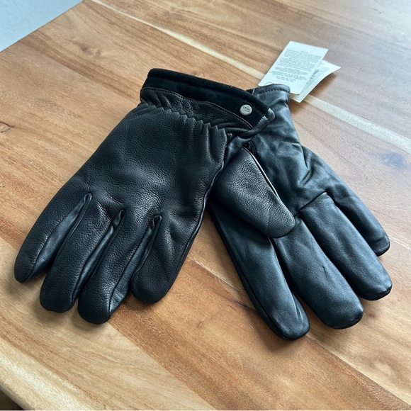 NWT Ugg Men’s Captain Gloves Leather - Picture 2 of 4